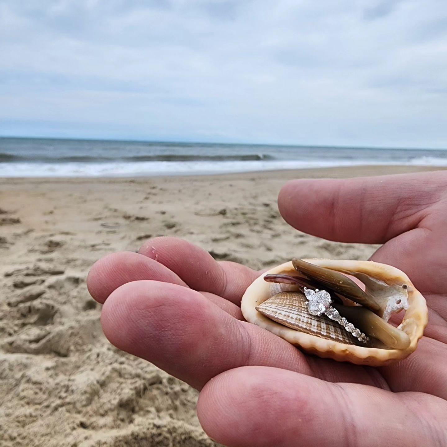 How he proposed in OBX, NC