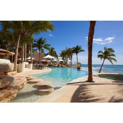 Las Olas beachside restaurant at Mahekal. We'll meet here for the Thursday Meet & Greet and Sunday Brunch.