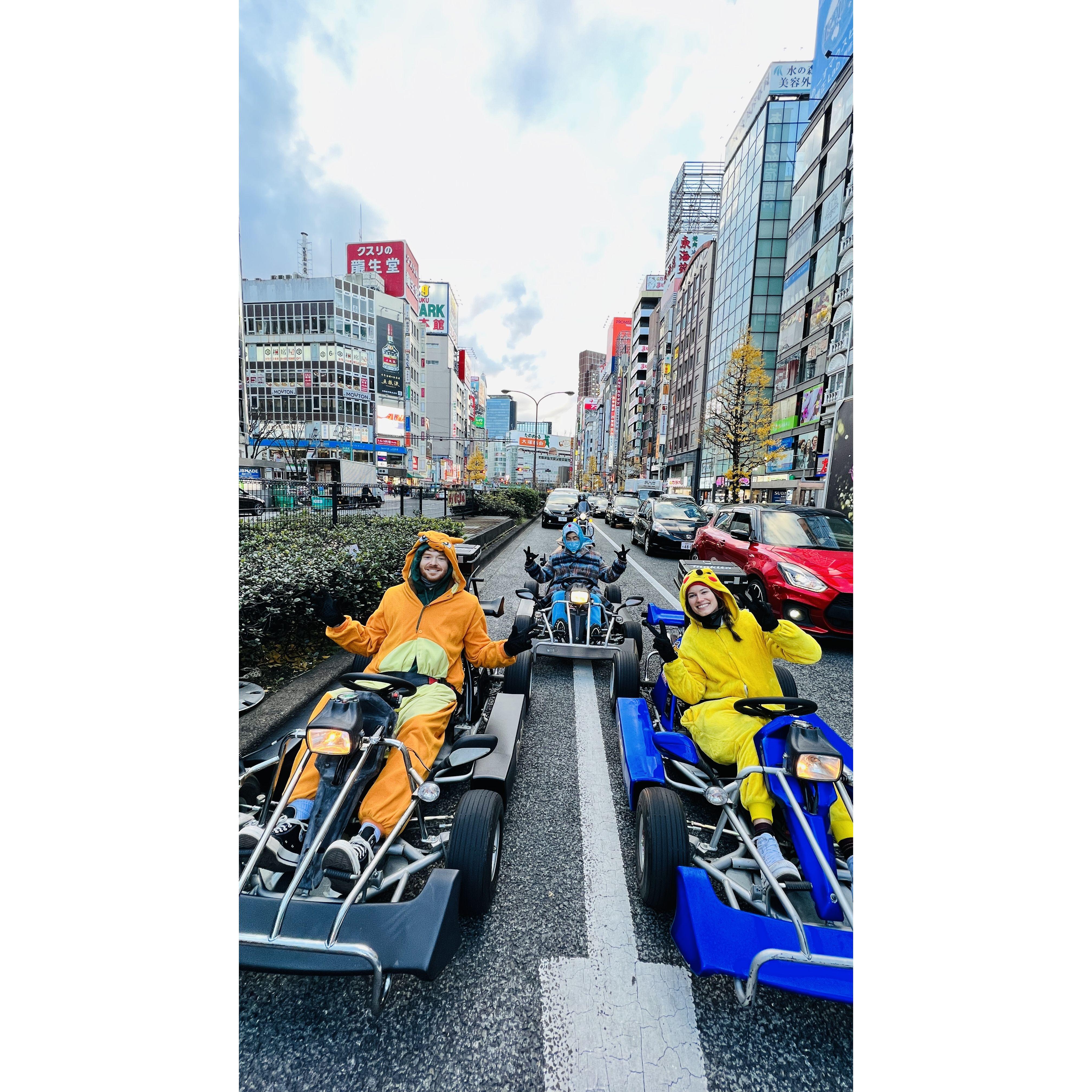 We rode around Tokyo in these god-awful Pokemon onesies! | 01/01/2023