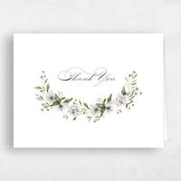 White Wedding Thank You - Cordova Landscape
