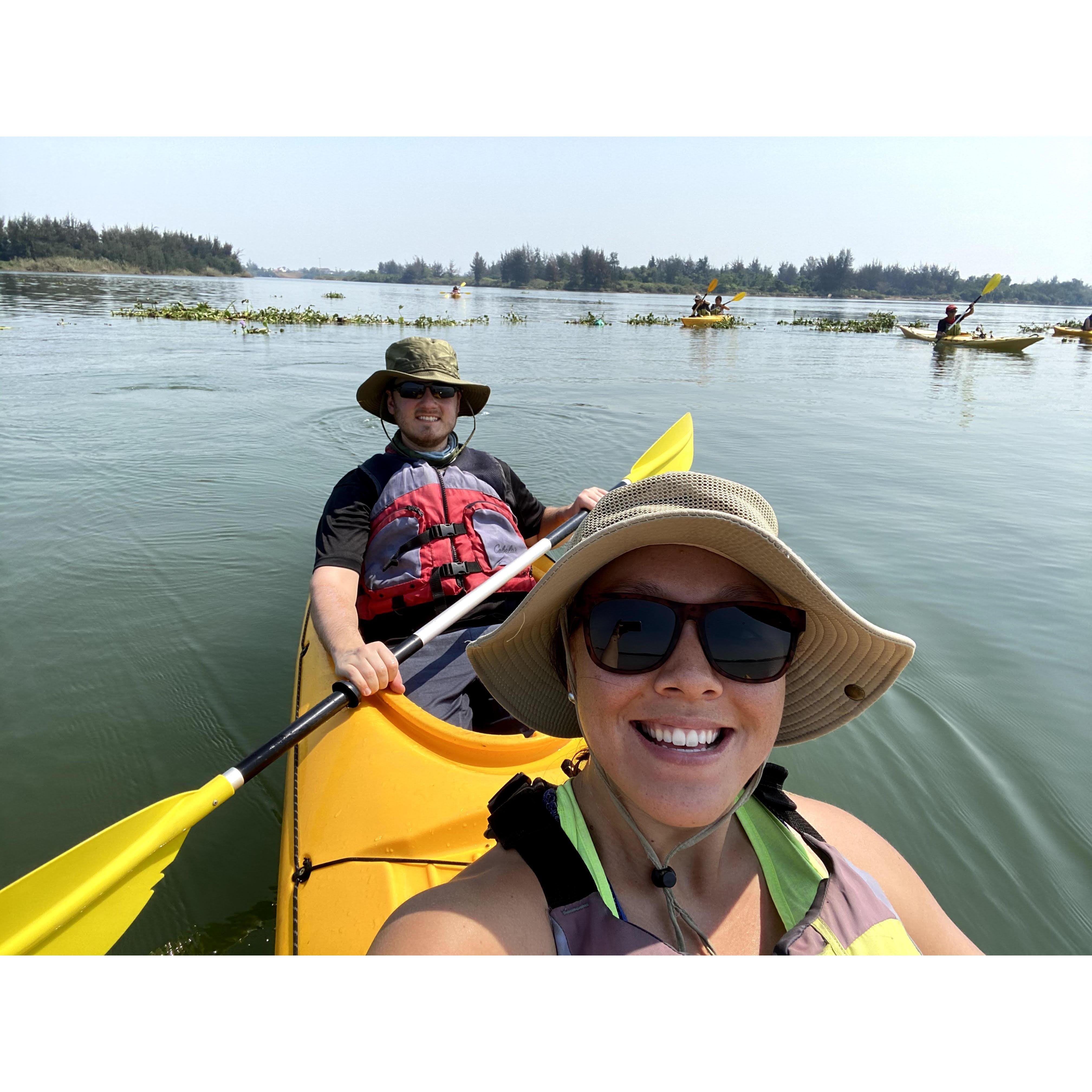 Kayaking in Vietnam March 2020