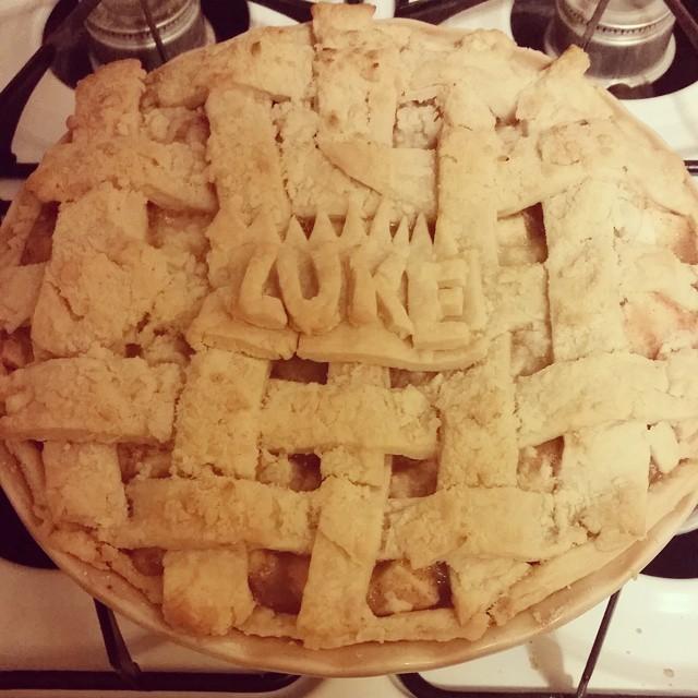 Nothing says I Love You like pie! Luke and Andrea's favorite dessert!