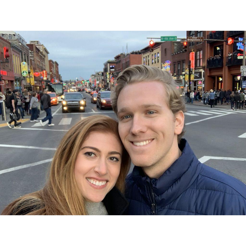 Our first trip together, Nashville