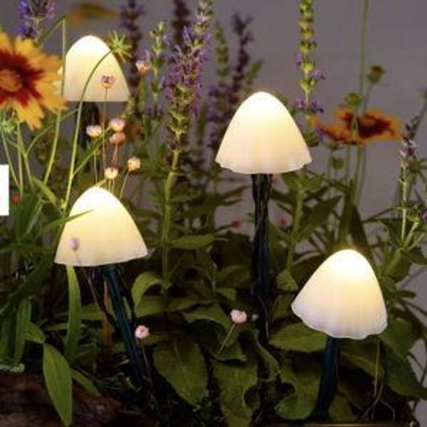 Stargazer Nature Effects Solar Mushroom Lights