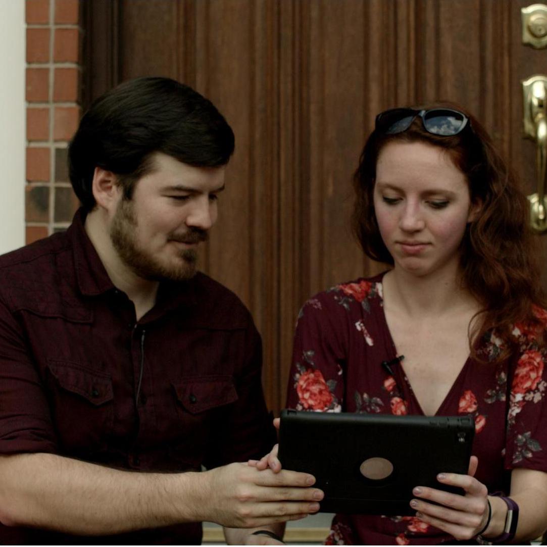 Gabriel lured Rachel in with a fake camera test on the front porch of her parent's house, the same porch where he first asked her out on a date.