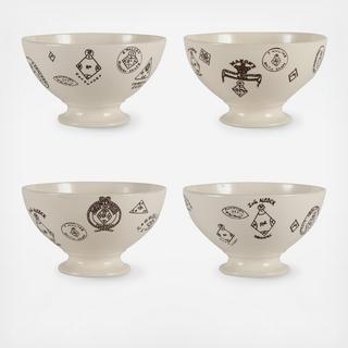 Makers' Marks Au Lait Bowl, Set of 4