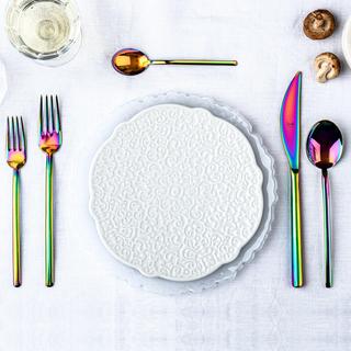 Rainbow Due 20-Piece Flatware Set, Service for 4