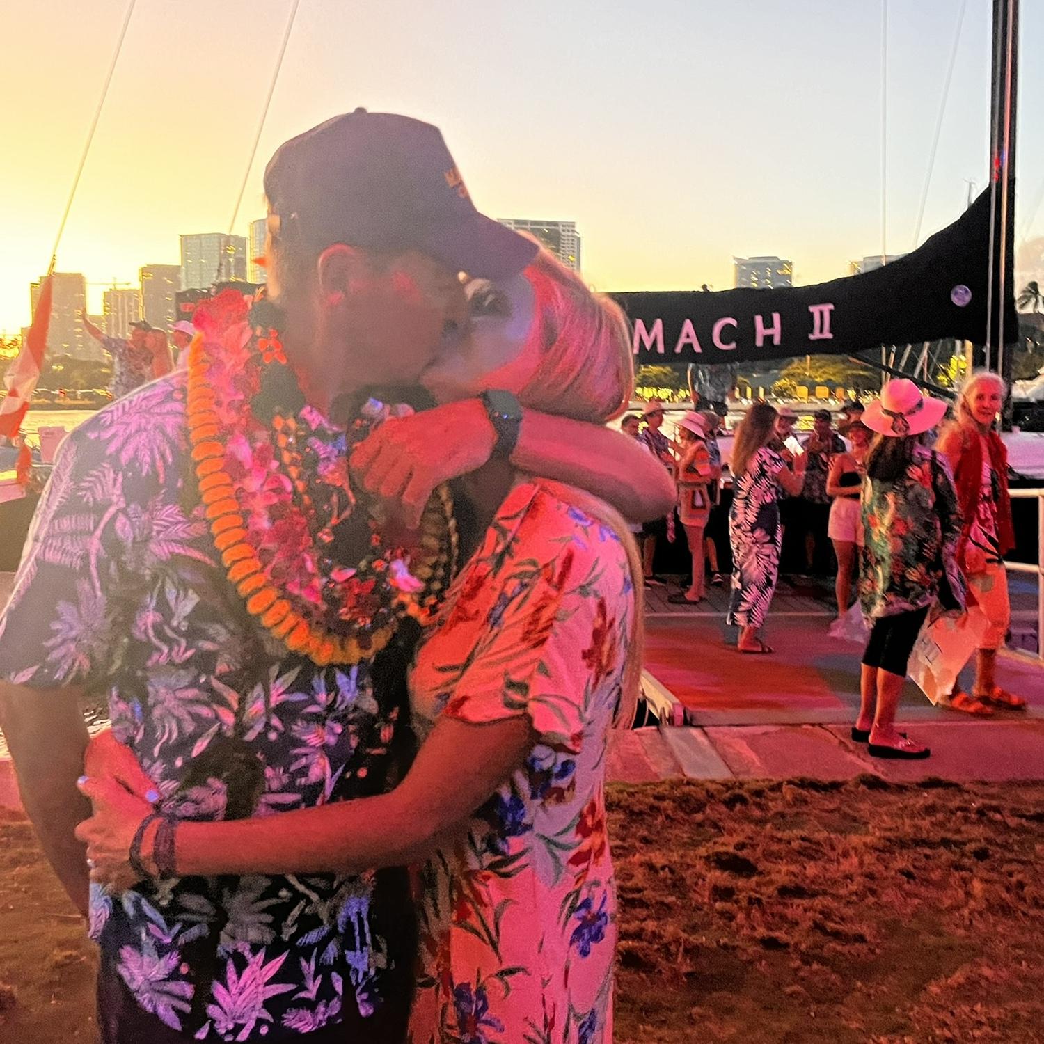 2025 Transpac Finish, Hawai'i Yacht Club, Oahu, HI with Mikey