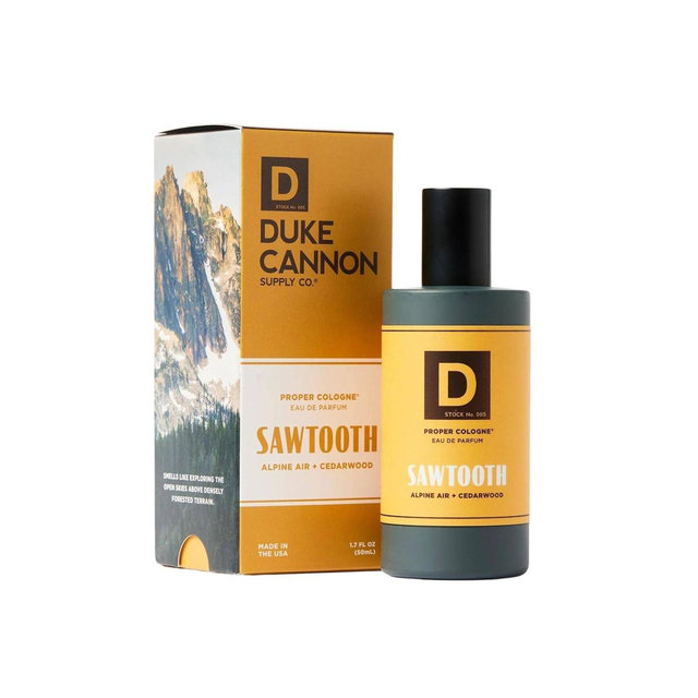Duke Cannon Sawtooth Proper Cologne - Alpine Air & Cedarwood Cologne for Men's - Trial Size - 1.7 fl. oz