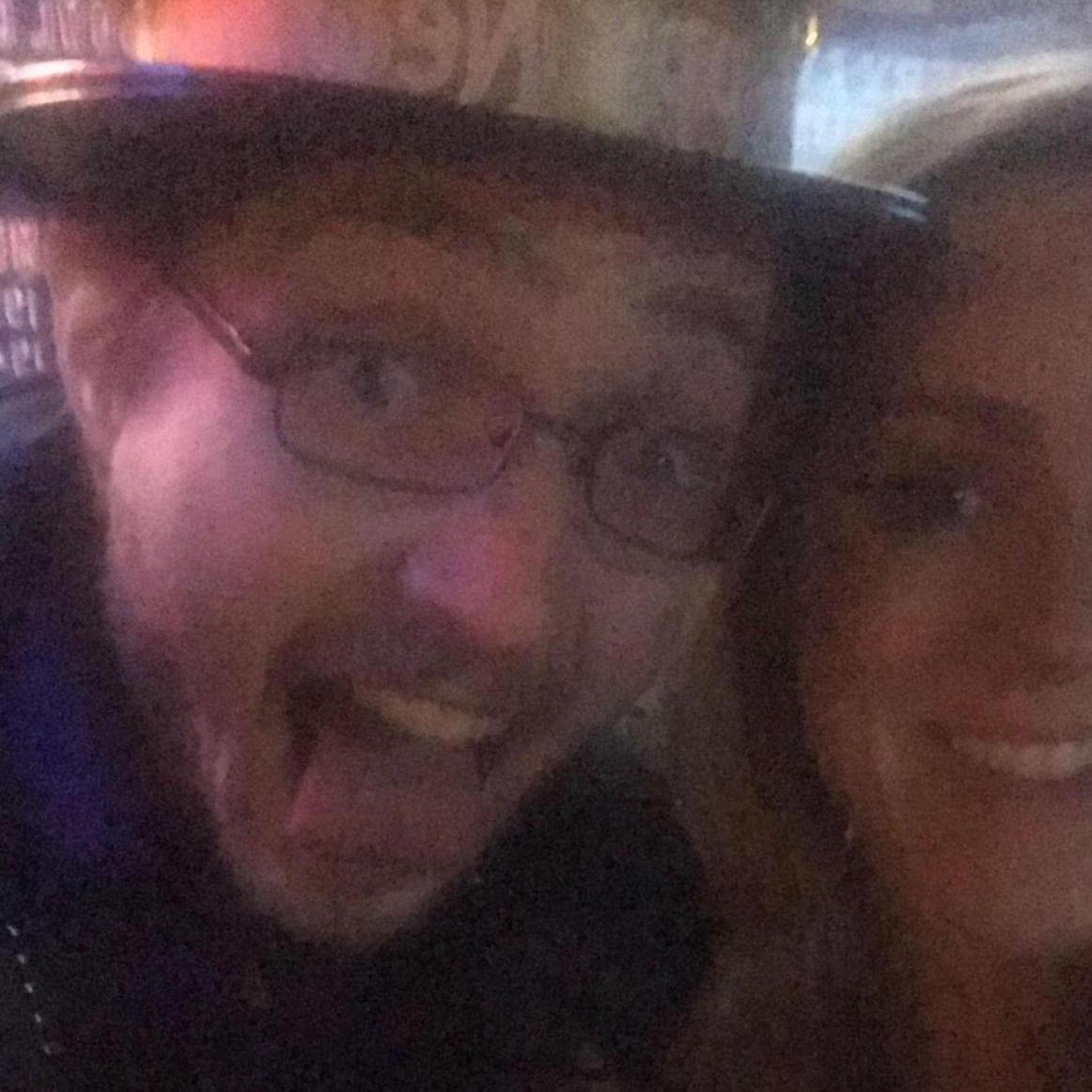 Our first (terrible) photo and first New Years Eve together. December 2018