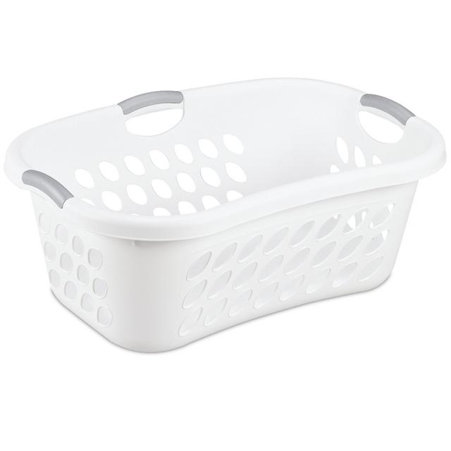 Sterilite 1.25 Bushel Ultra™ HipHold Laundry Basket White