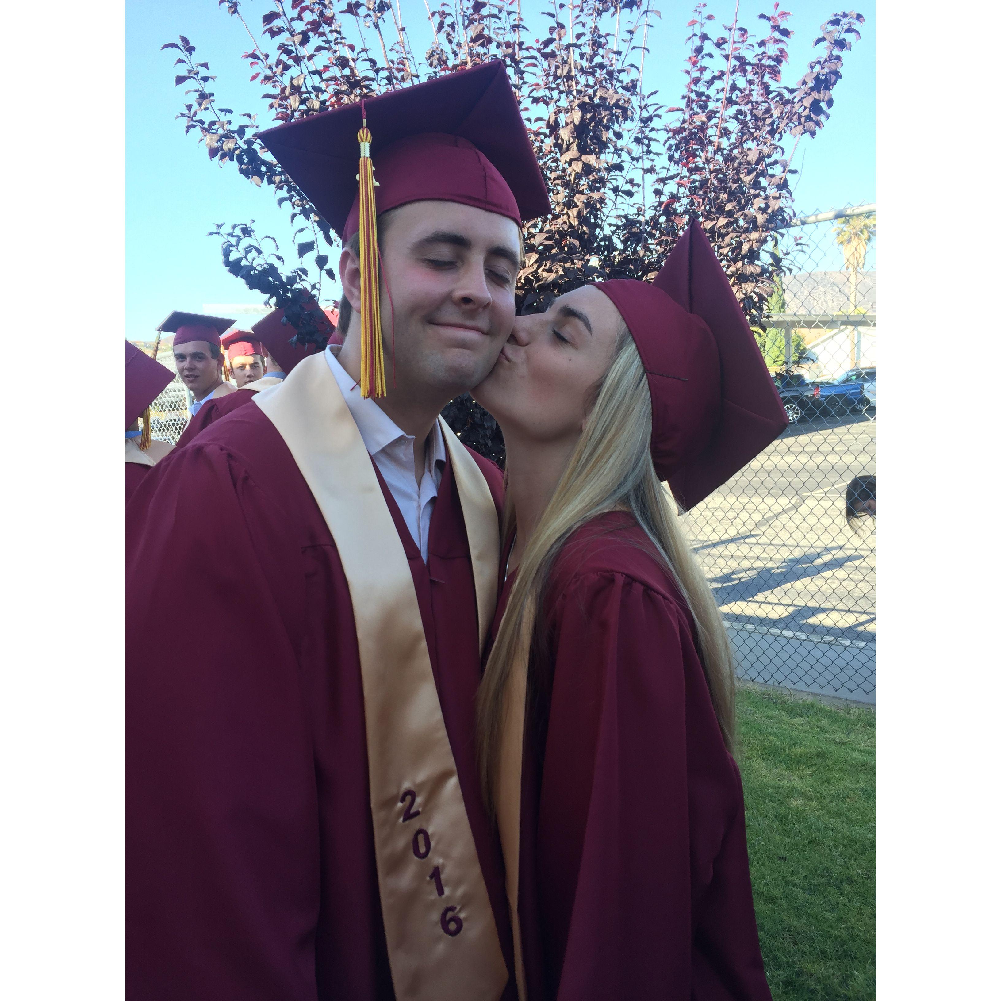 Graduated highschool together.