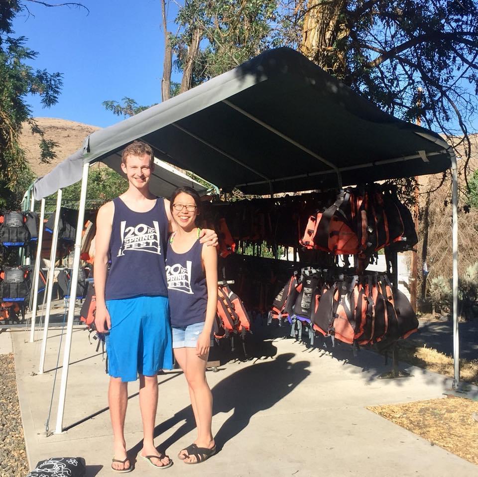 White water rafting in Oregon! We went with Kaitlin’s mom and cousins who are very loud and fun.