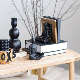 Yoga Figure Bookends, Set of 2