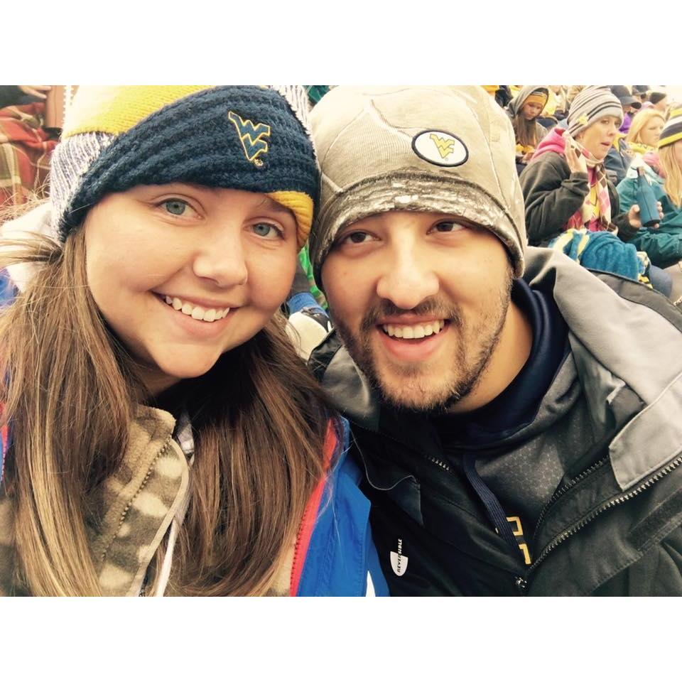 We attended a West Virginia University Football game before we graduated. November 2016