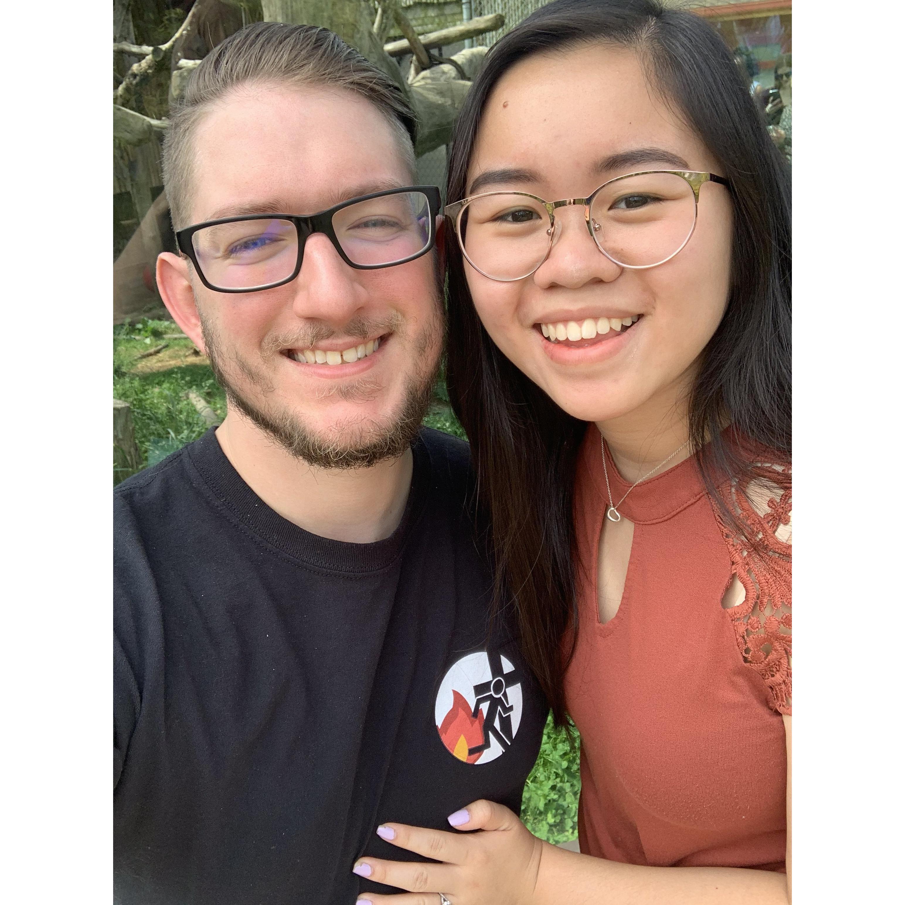 First trip to the Pittsburgh Zoo together