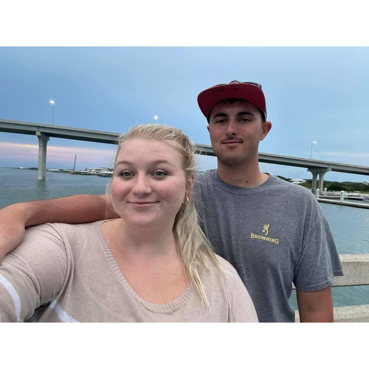 Boardwalk and sunset watching