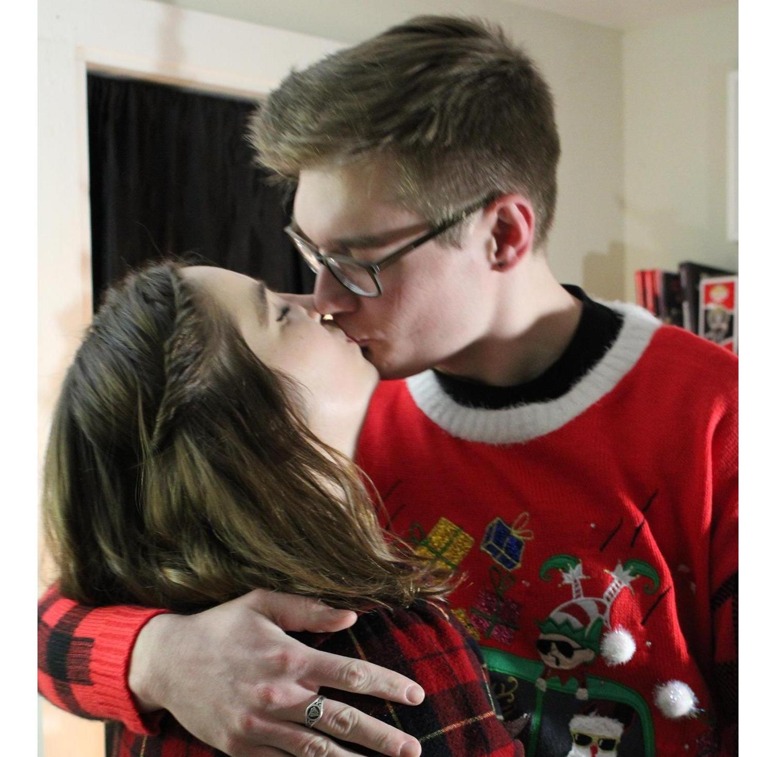 Christmas party at a friends house, maybe 2018?2019?