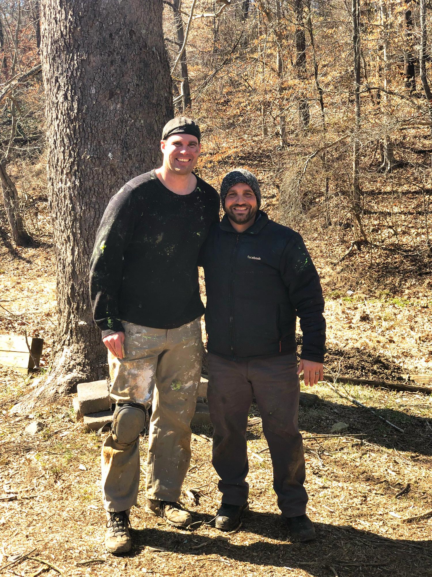 Eric and Shannon after paintball event