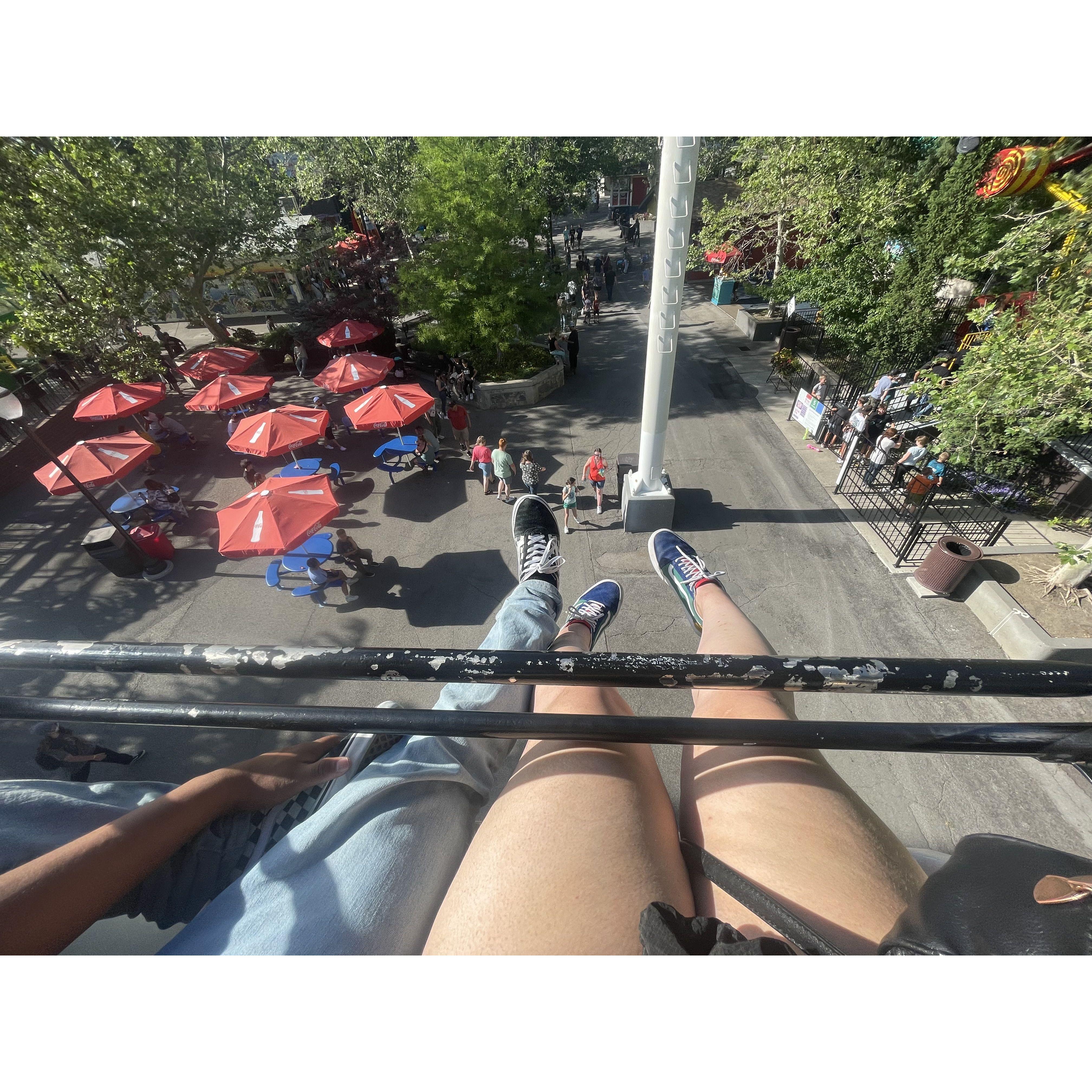 First time at lagoon together | Primera vez juntos en la laguna