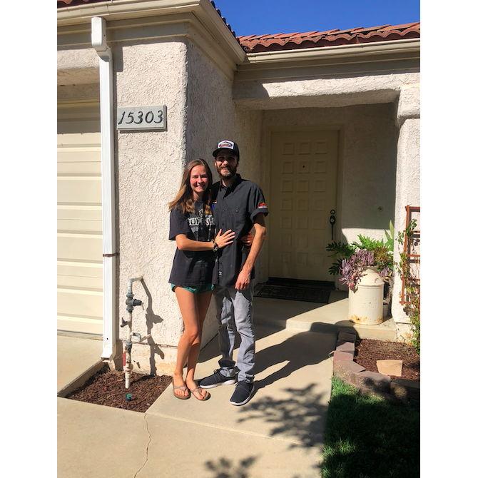 Getting the keys to first house. September 21st, 2021