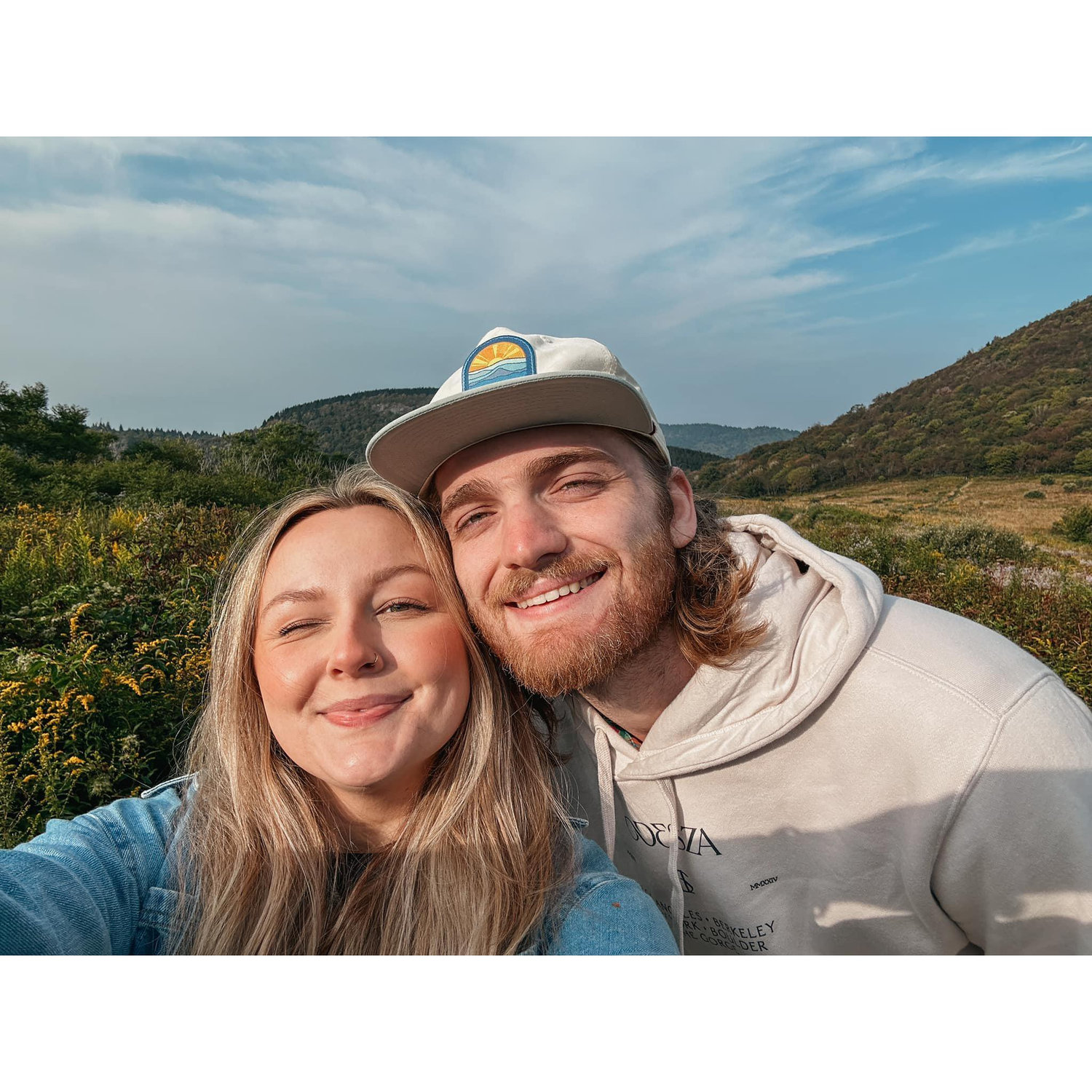On the trip where we got engaged