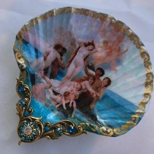 Birth Of Venus Medium Shell Jewelry Dish Trinket Dish Ring Dish