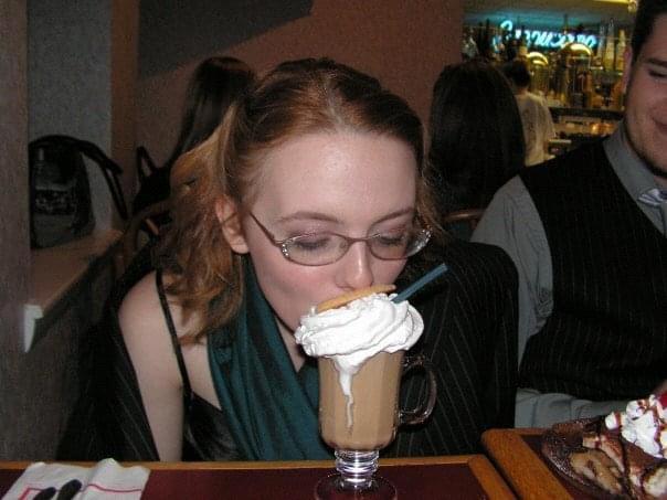 .... and celebrating downtown for her 18th in the Italian Village of Fells Point, Baltimore, Maryland