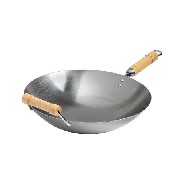 Joyce Chen Round Bottom 14-Inch Carbon Steel Wok