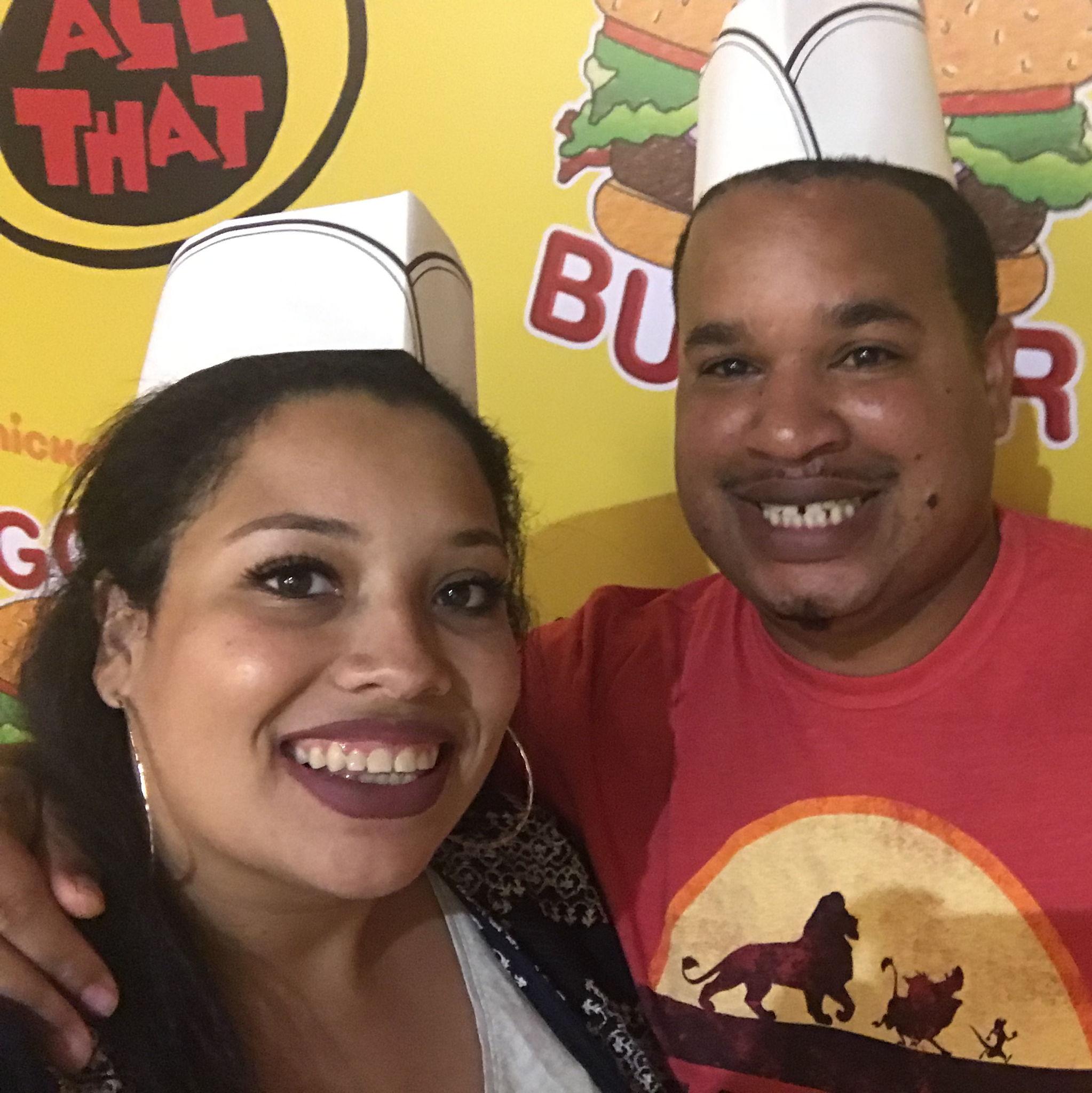 Took Antonio for his birthday to the Good Burger Pop-Up in LA