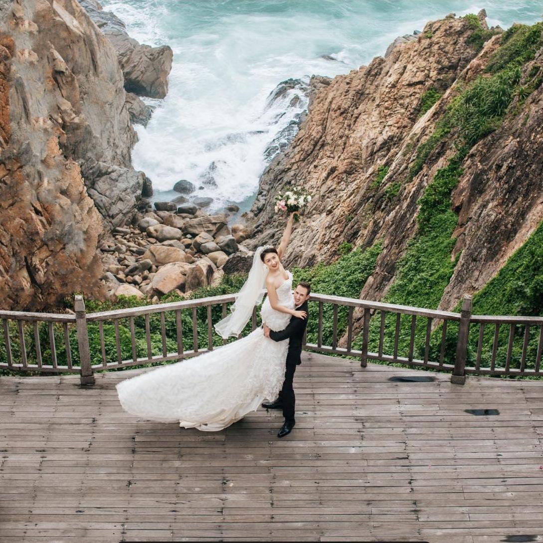 11/30/2019 pre-wedding photo shoot in Sanya, China