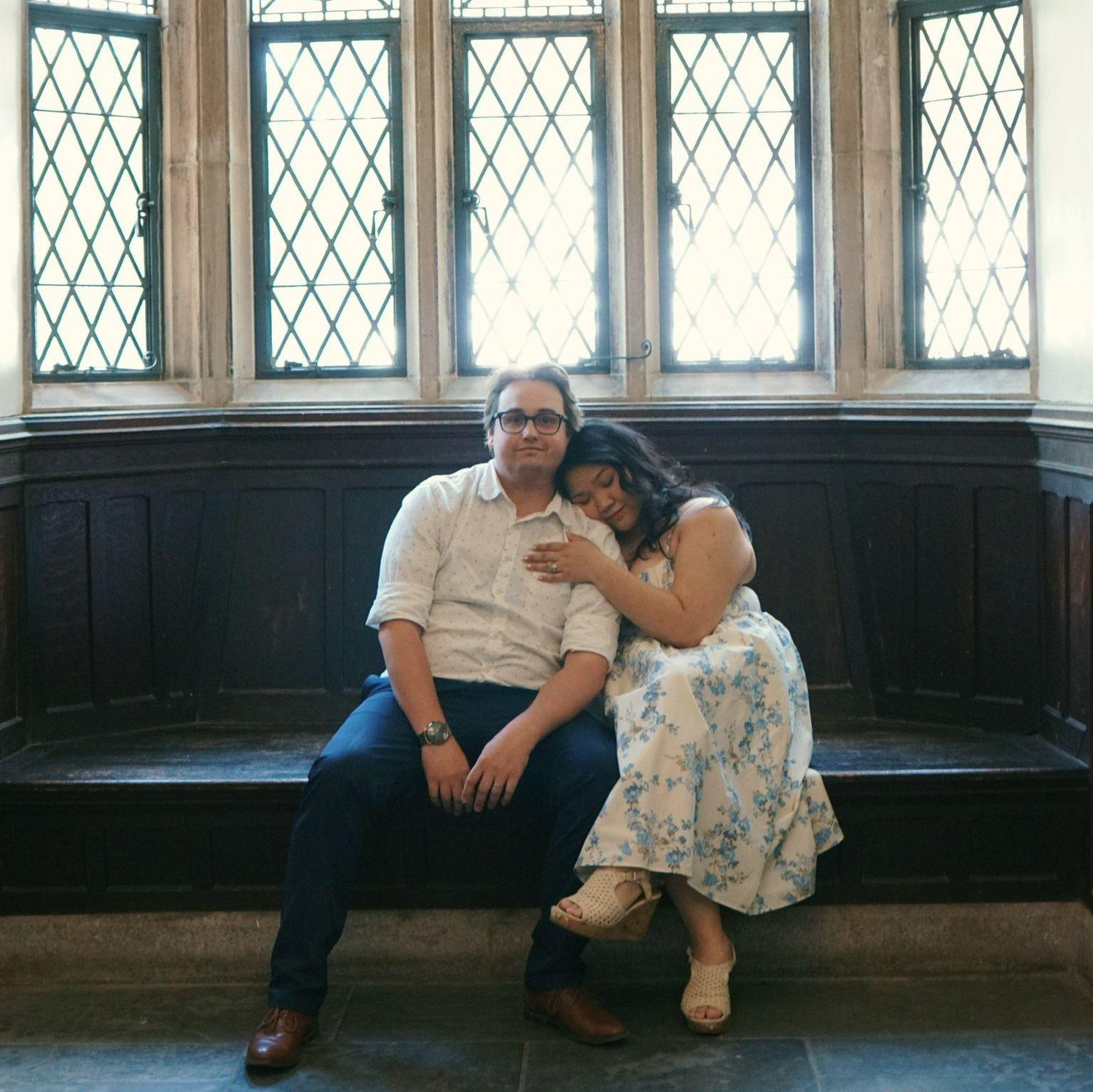 Engagement photo shoot at Princeton