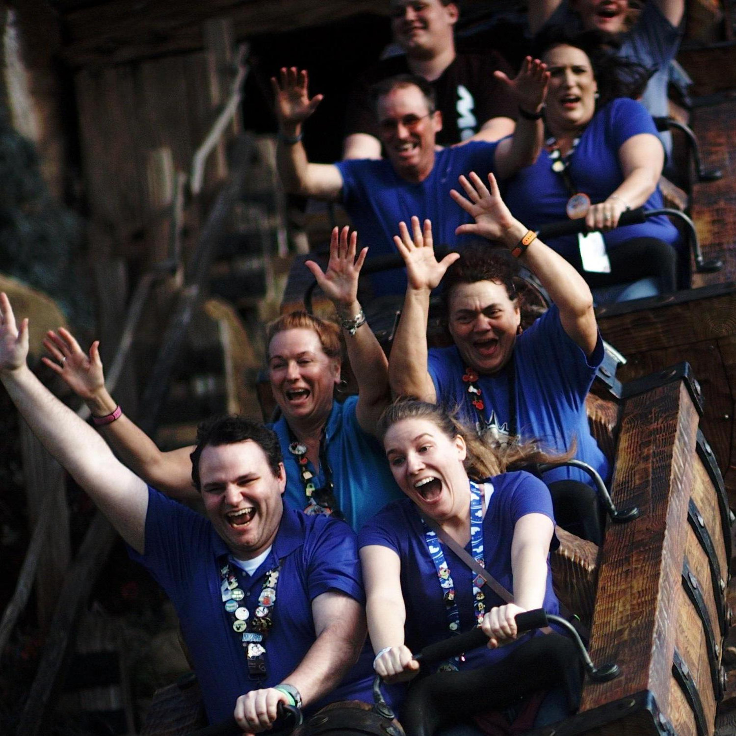 Rachel actually enjoyed this ride, despite how she may look here.