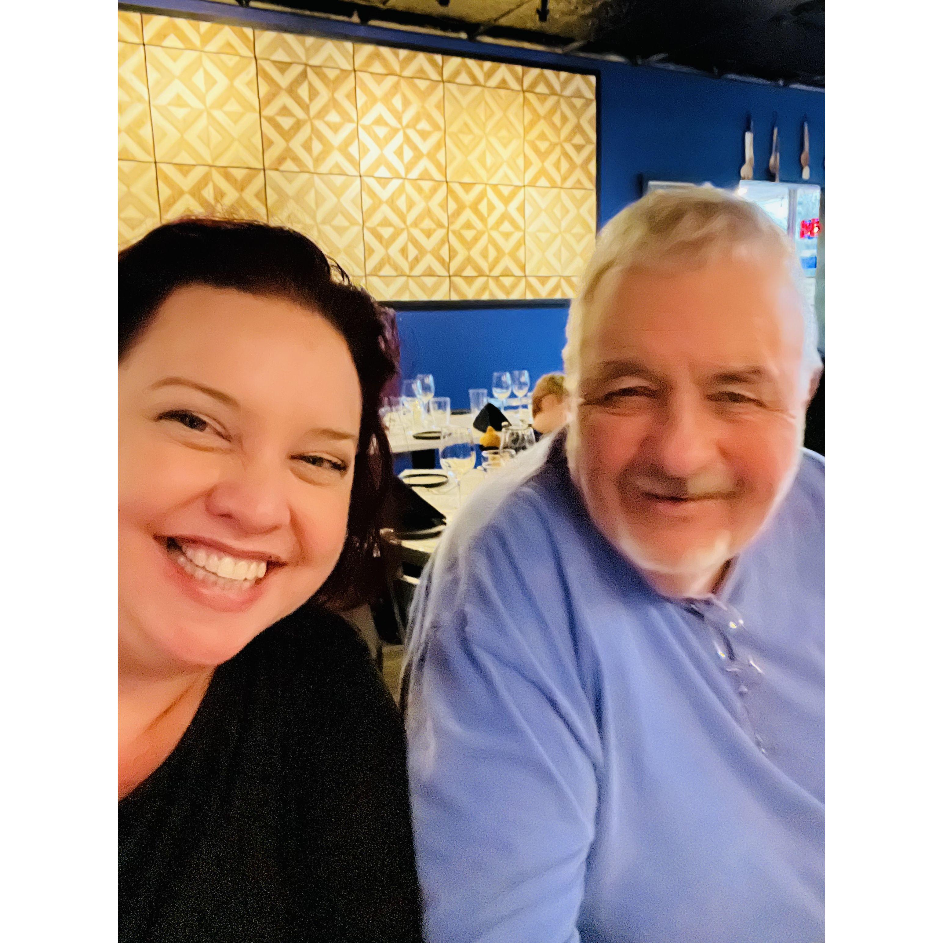 Claire and Bob (Tish's husband)