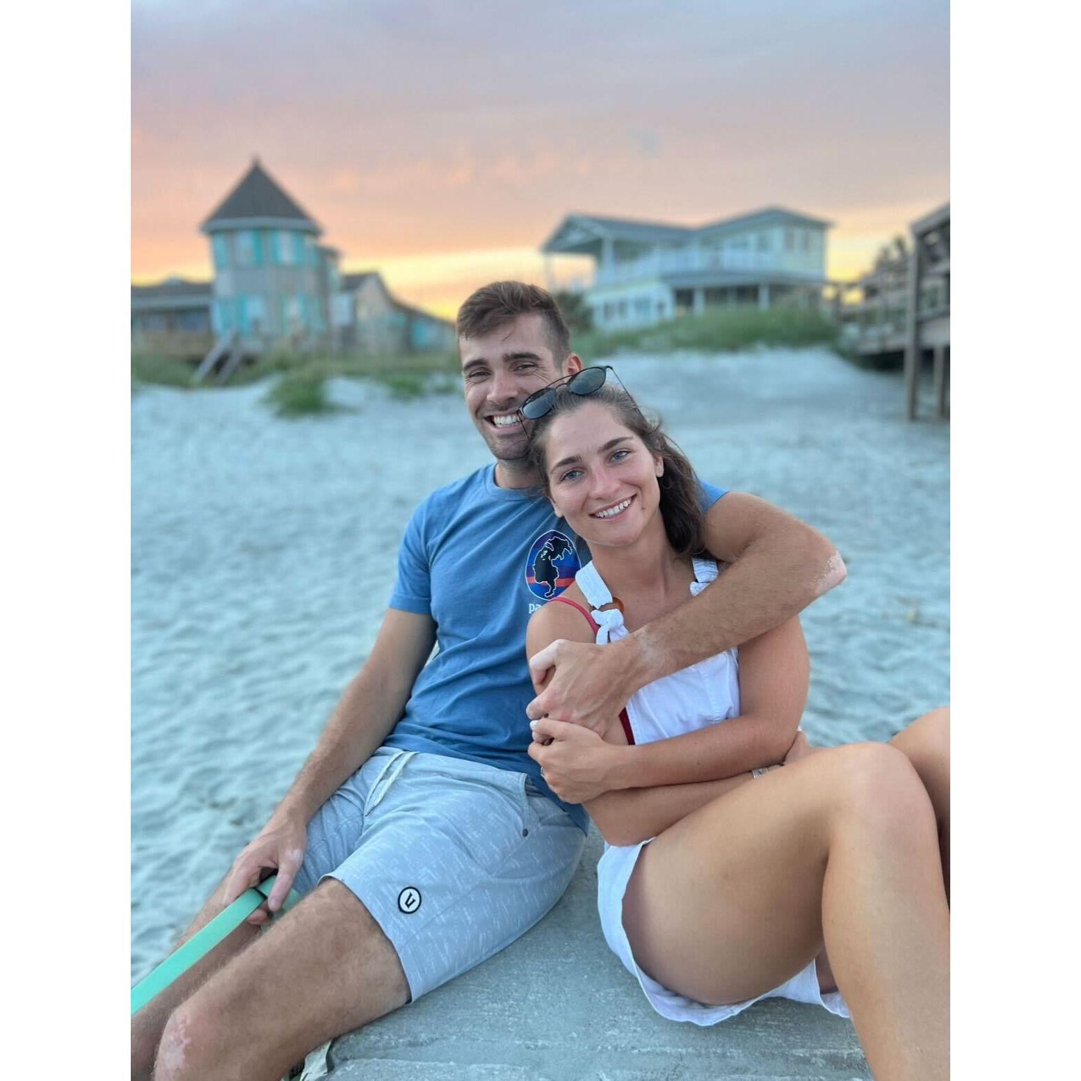 Another Charleston sunset, this time on Folly Beach in summer 2022!