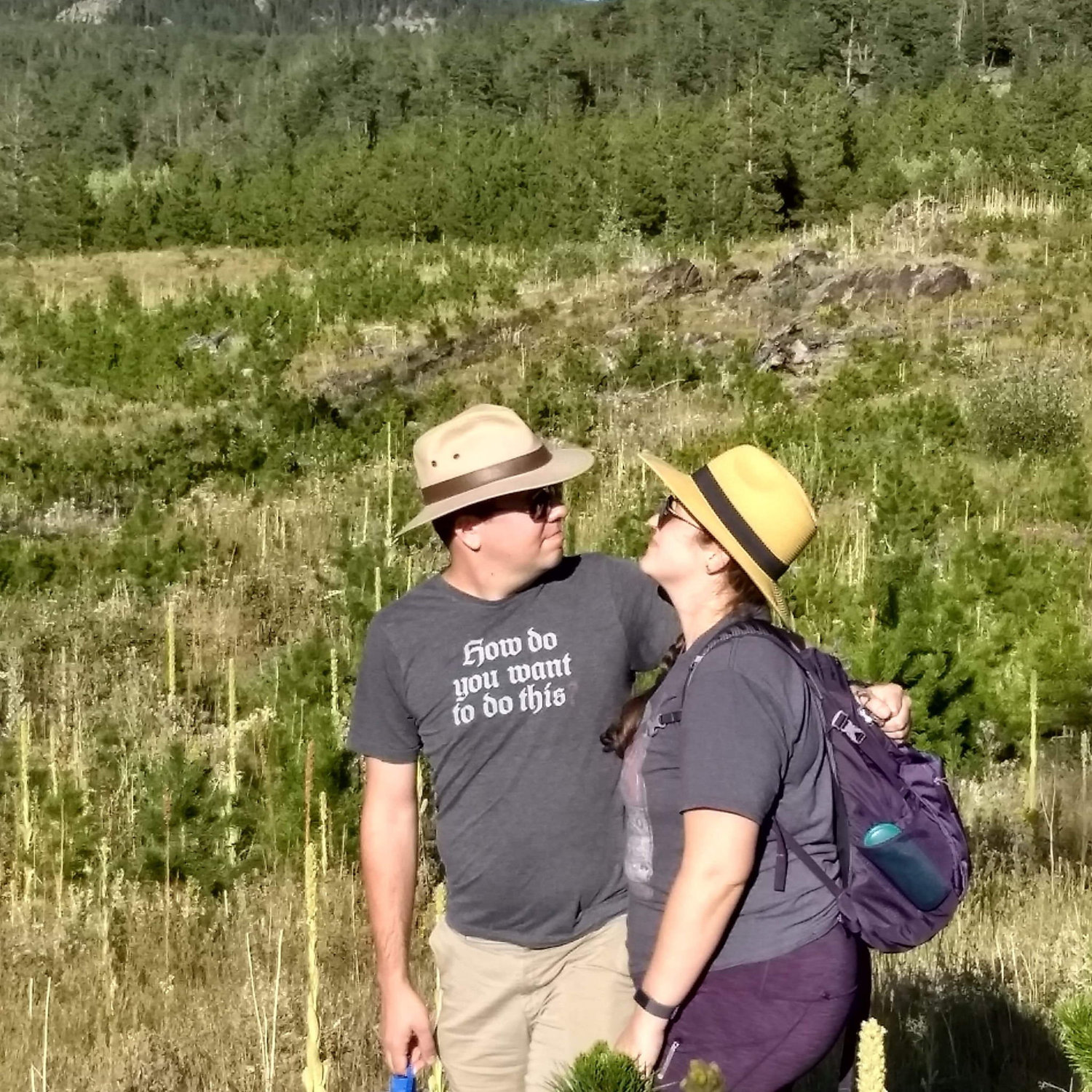 On a wild raspberry picking adventure with friends.
