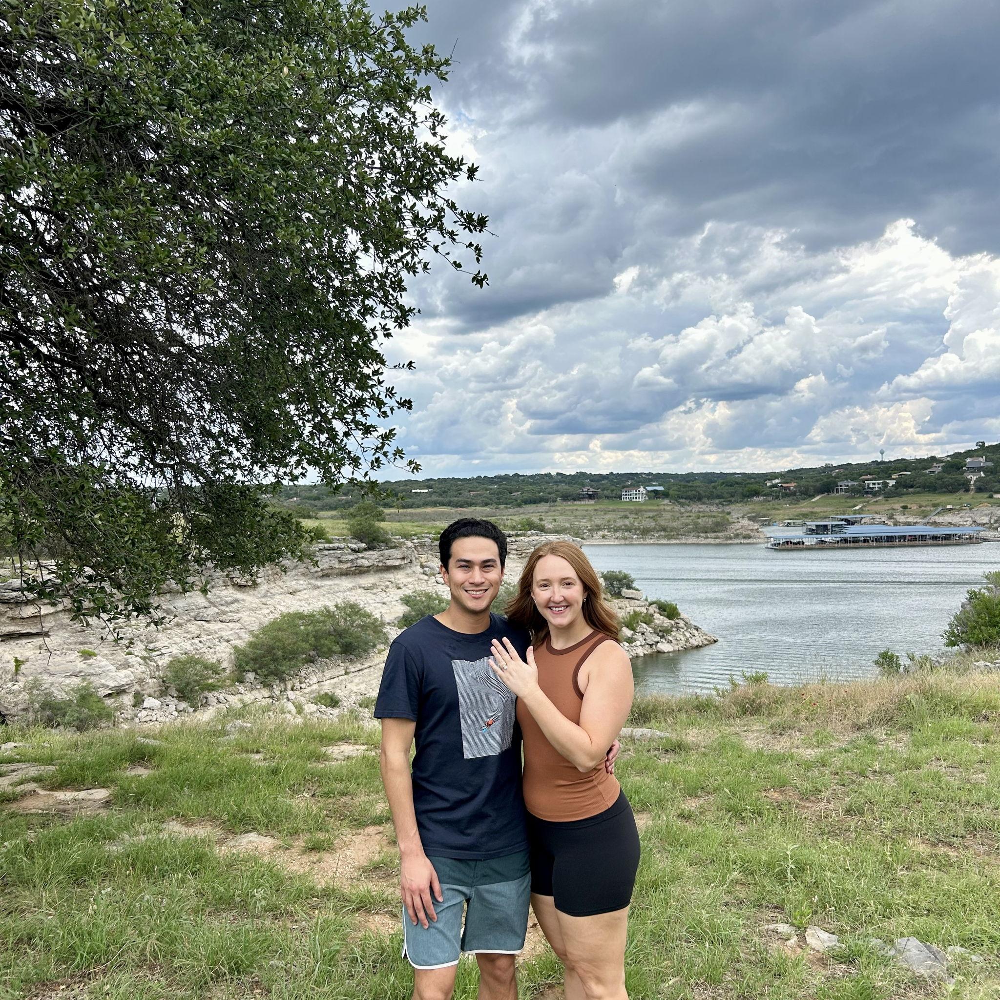 The day we got engaged!