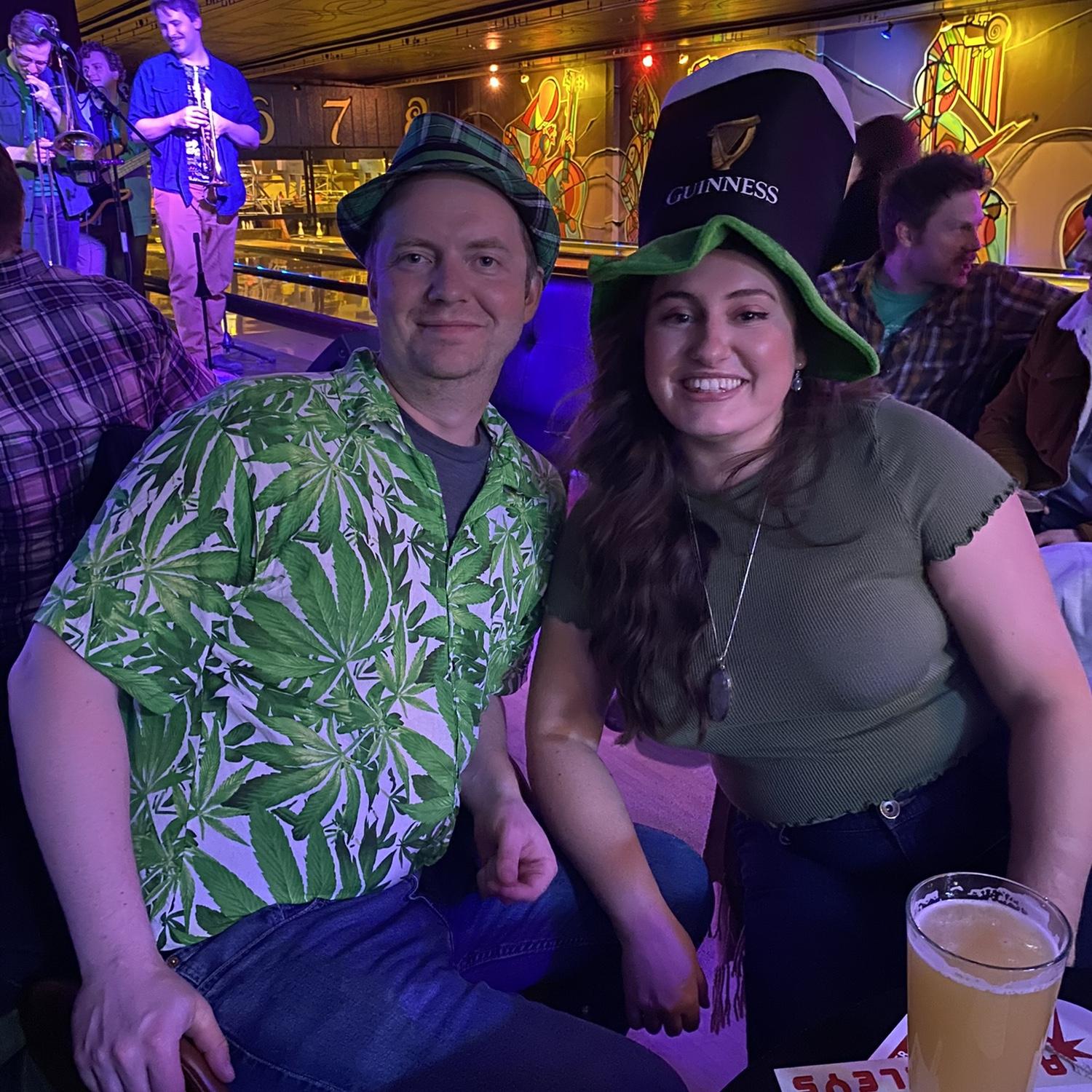 St. Patrick’s is the day when Rob whips out the green fedora.