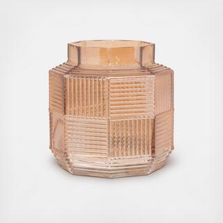 Luster Paneled Vase