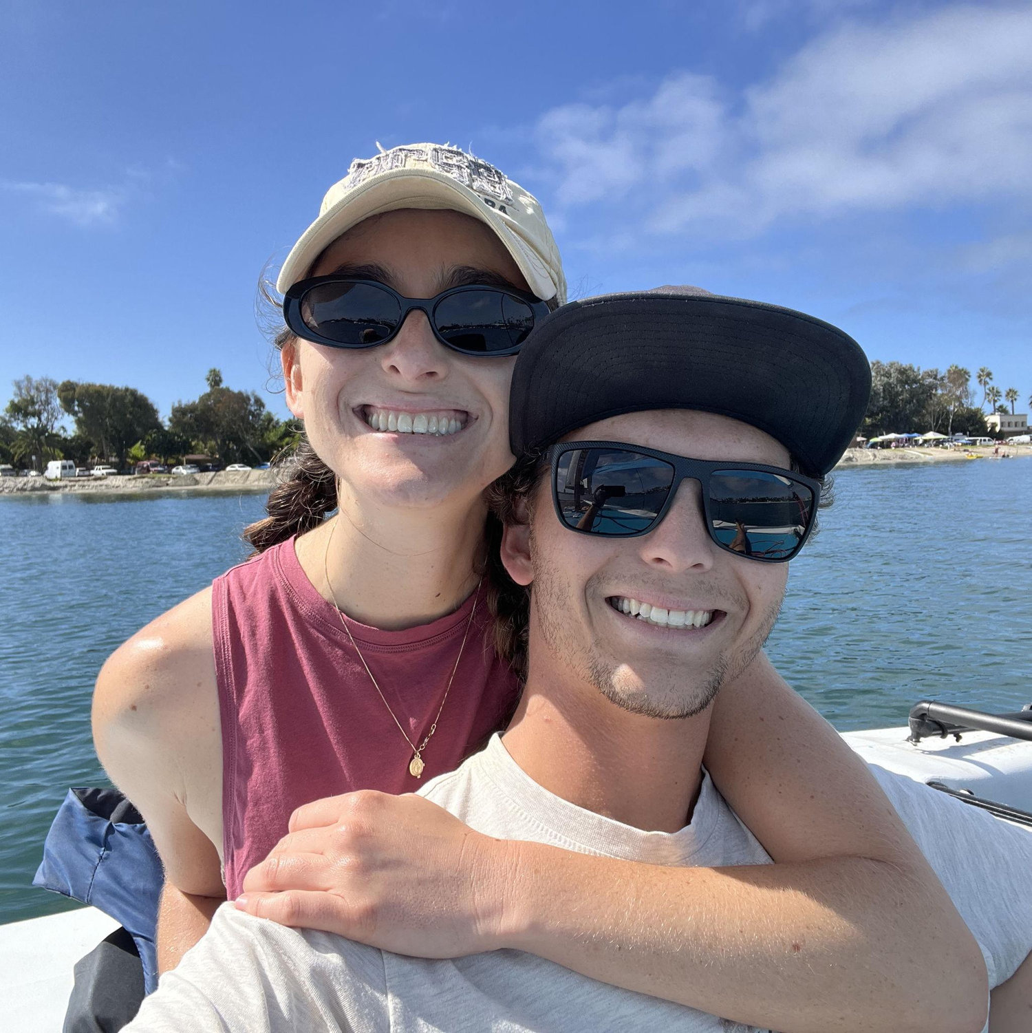 Melody treating me to sailing for my birthday
