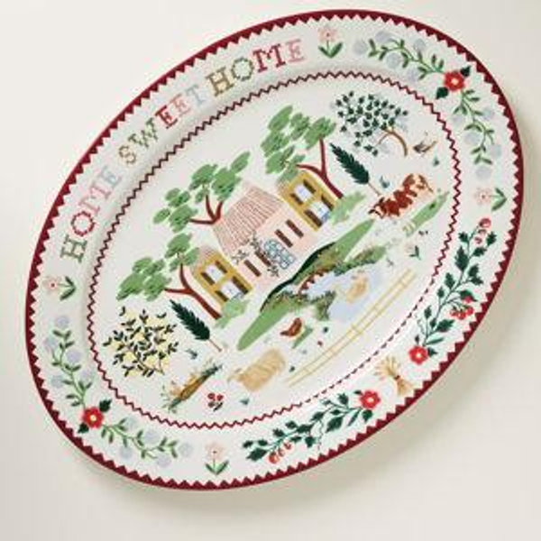 Rifle Paper Co. Home Sweet Home Porcelain Platter