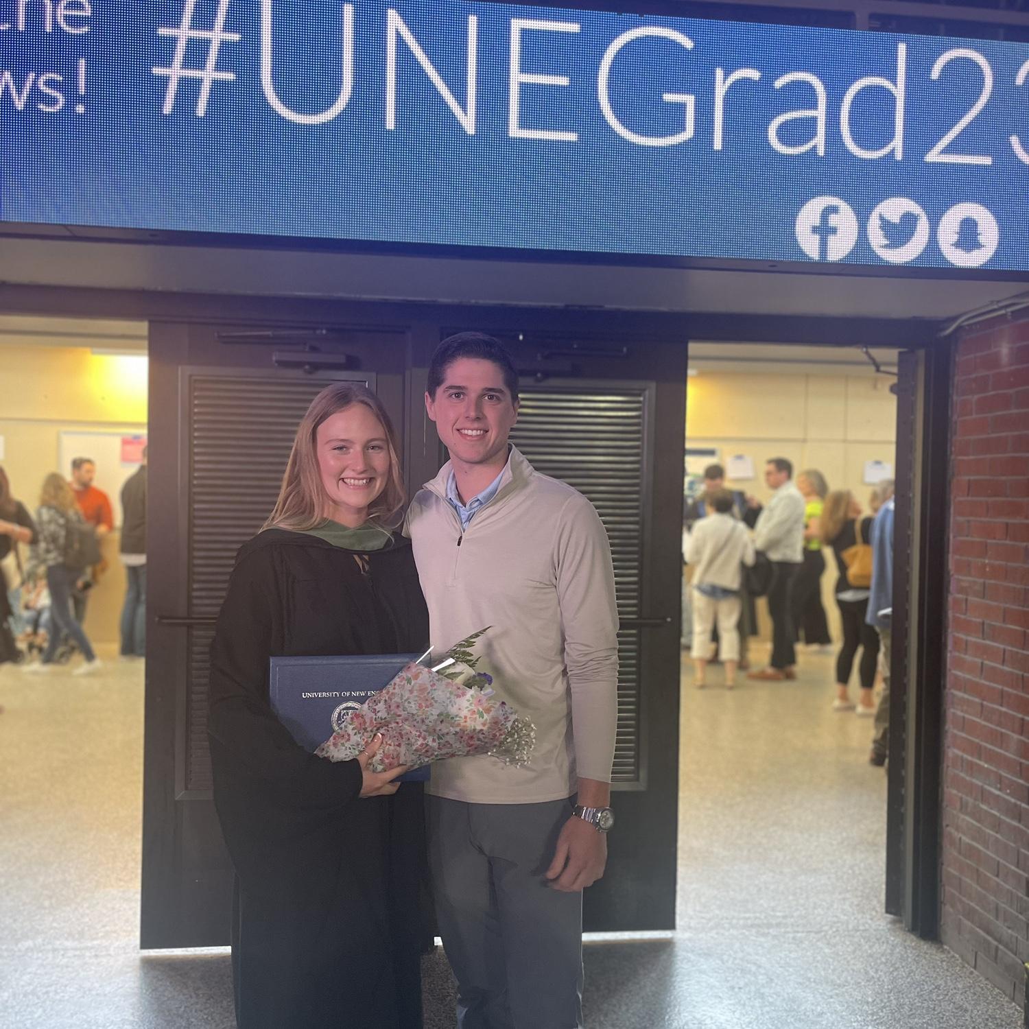 Michelle's Graduate Degree Graduation (finally both done with school!)