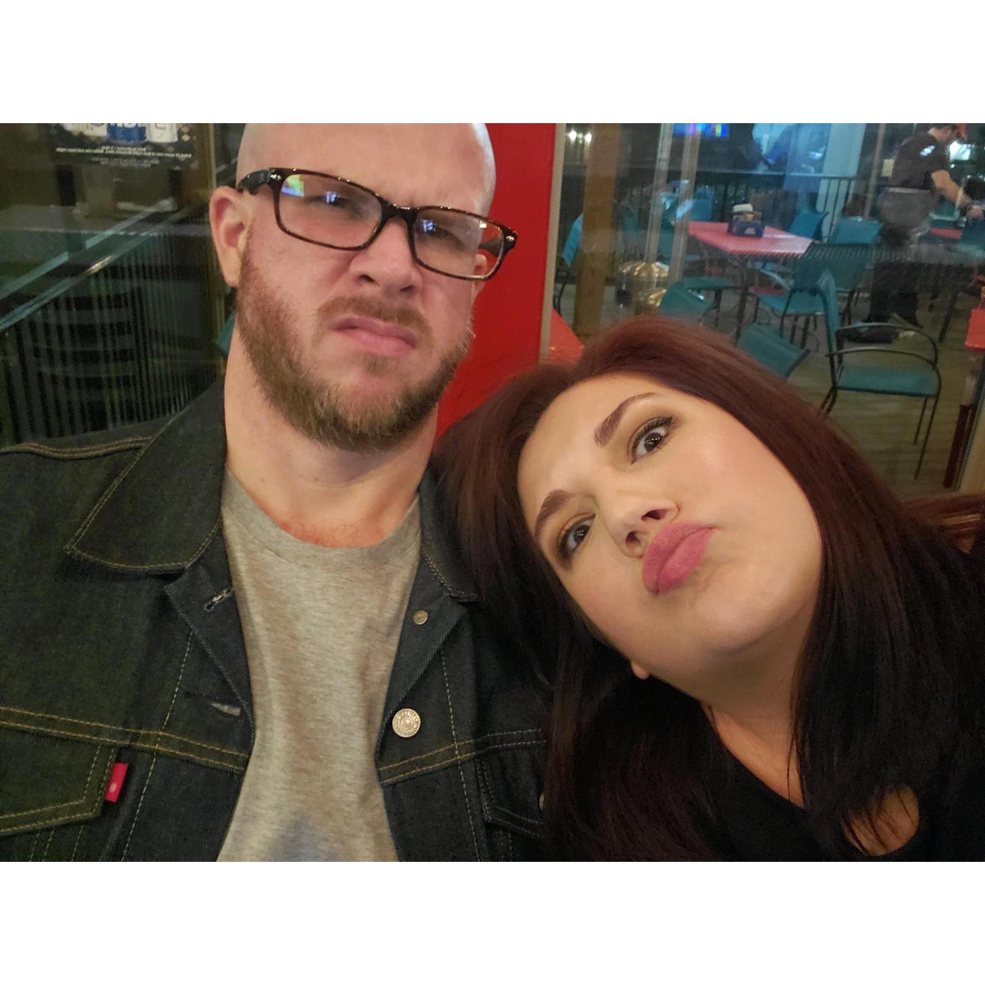 Our last pre pandemic date night at Niffers in Auburn. We did not eat out at another restaurant for 2 years, 3 months, and 2 days.