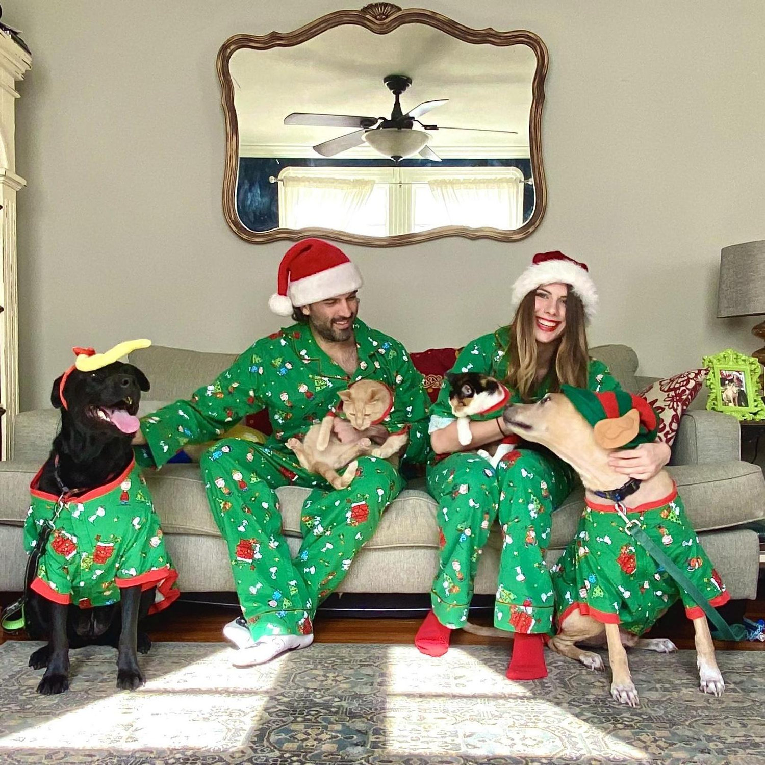 Our first family Christmas Card, 2019.