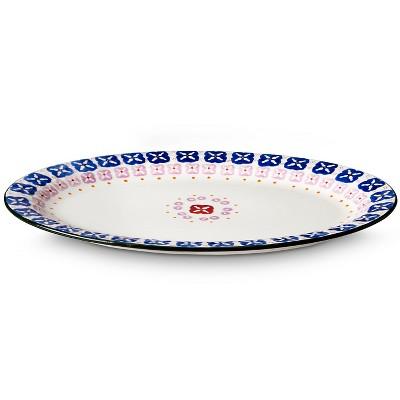 Floral Ceramic Serving Platter