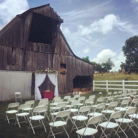 Outside ceremony area