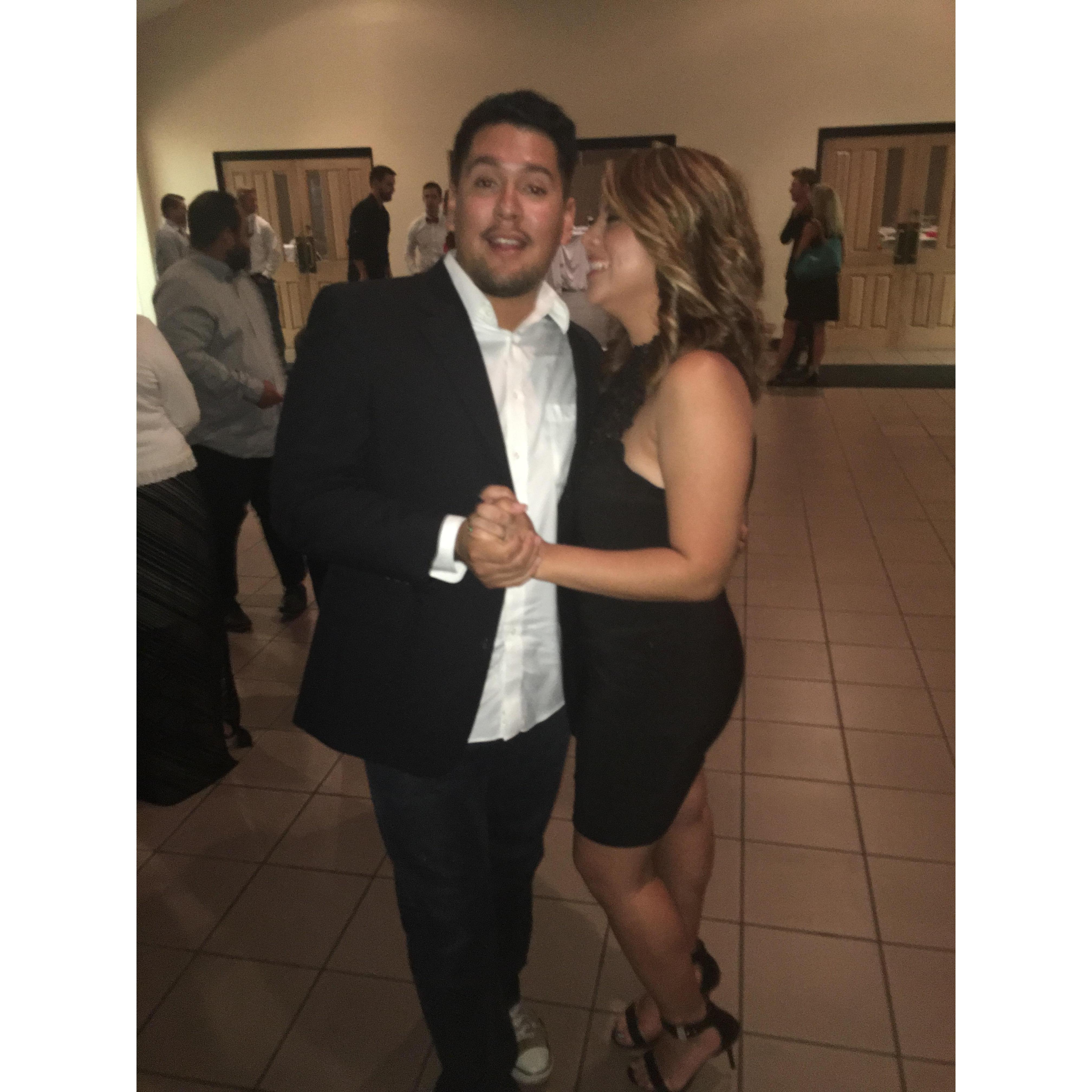 Our first wedding together! (June, 2016)