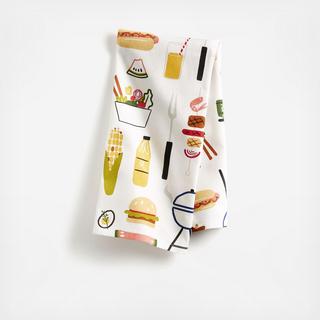 Backyard Barbecue Dish Towel