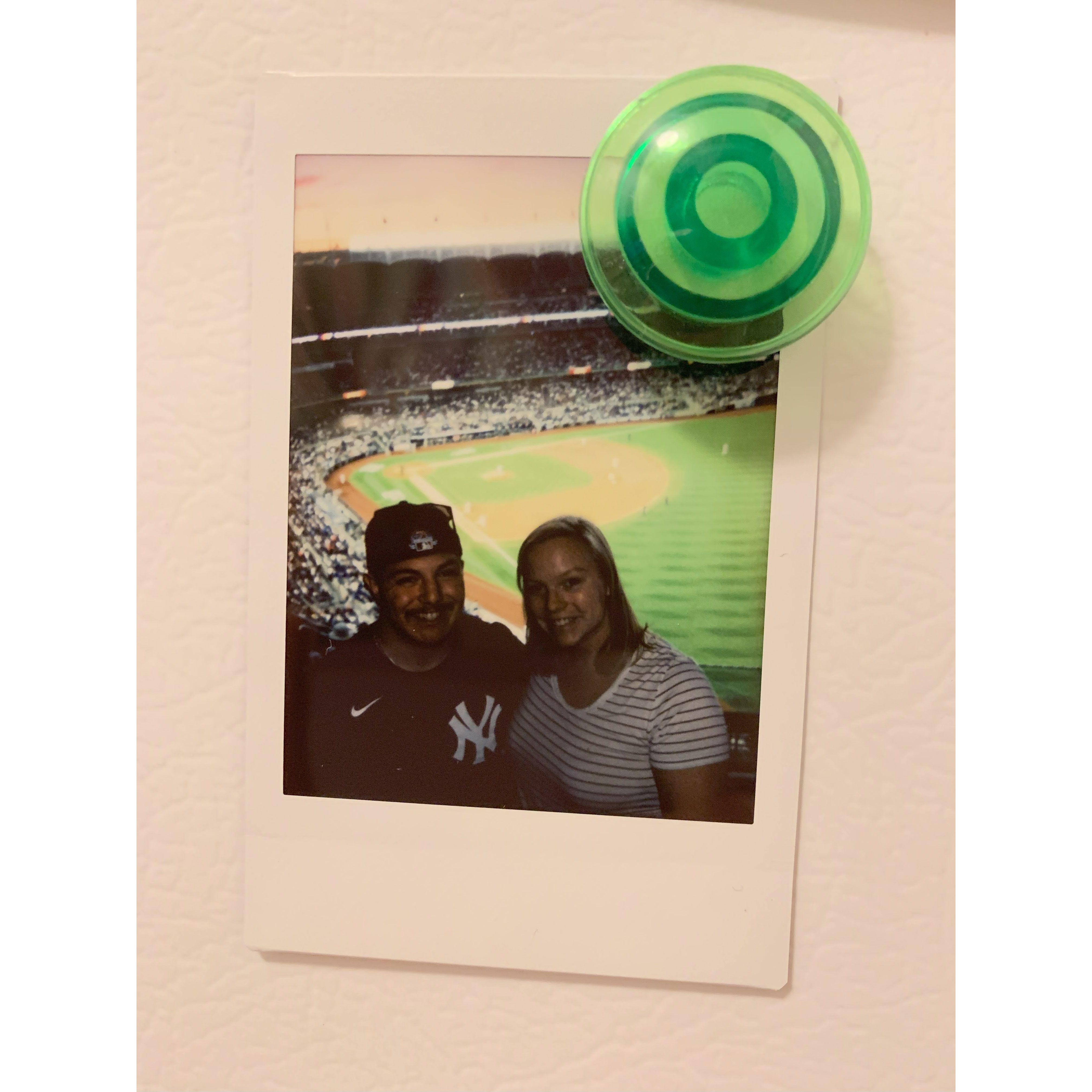Our first Yankees game together