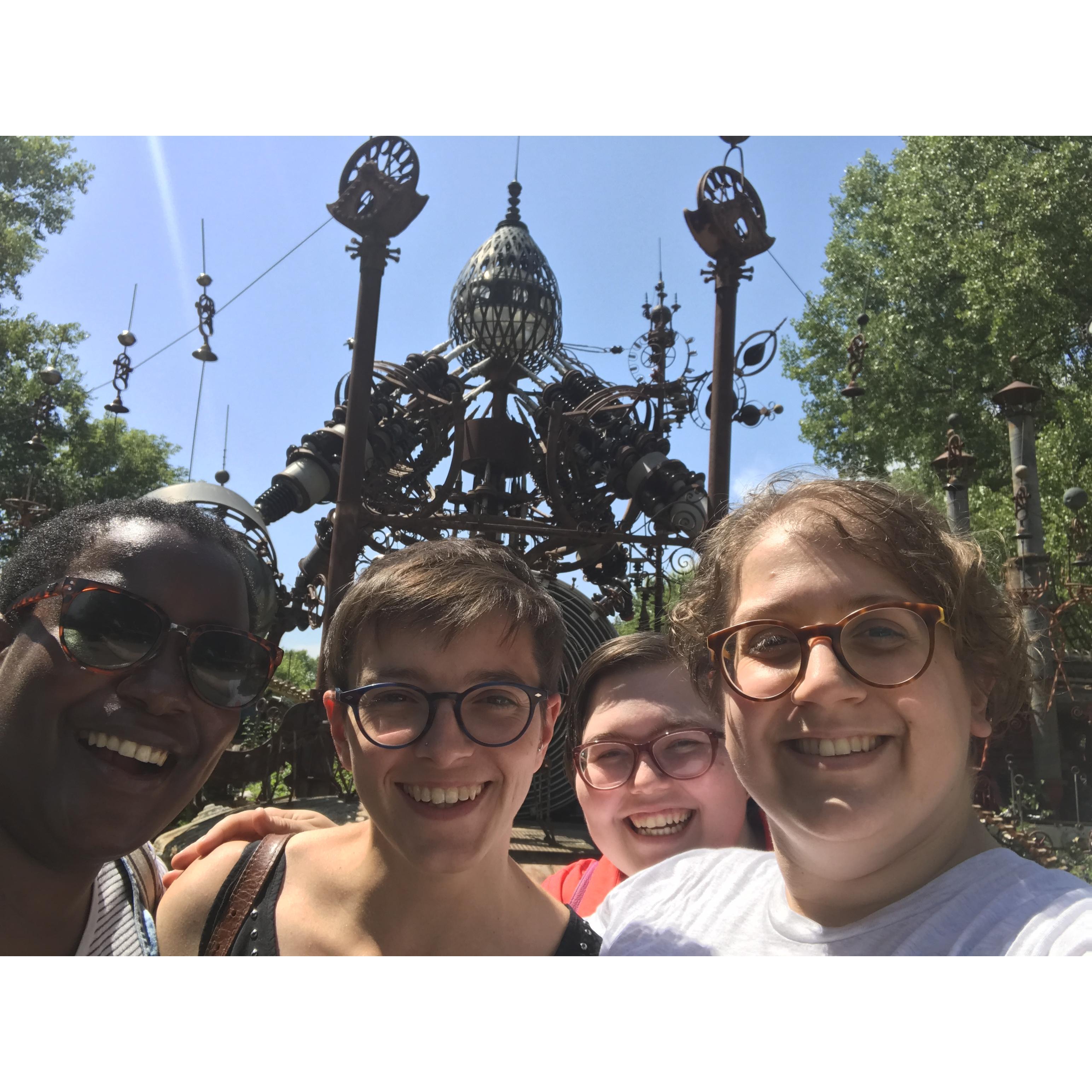 Love showing out-of-town family the weirdness of the Midwest! (Dr. Evermor's Forevertron in WI specifically).